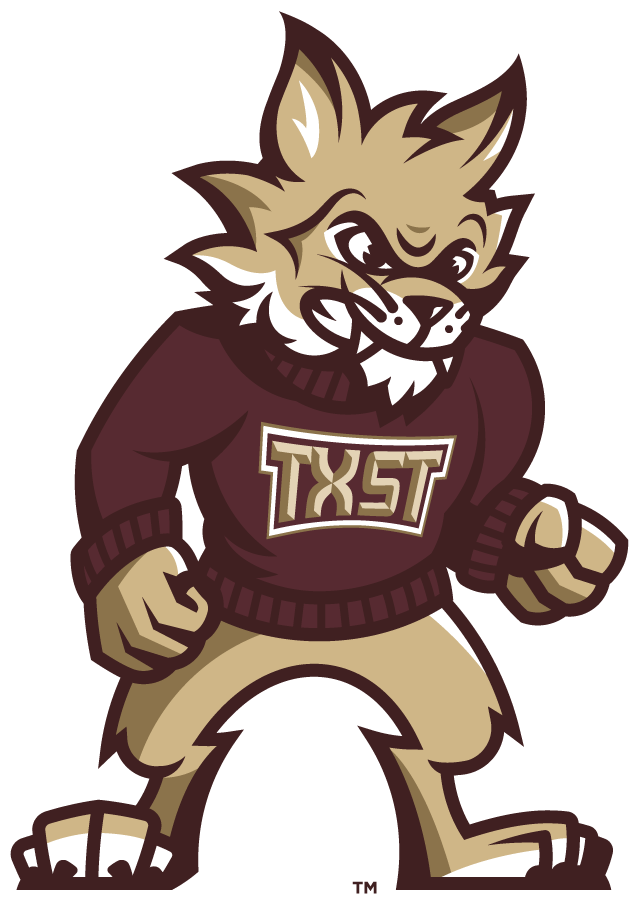 Texas State Bobcats 2021-Pres Mascot Logo v2 DIY iron on transfer (heat transfer)